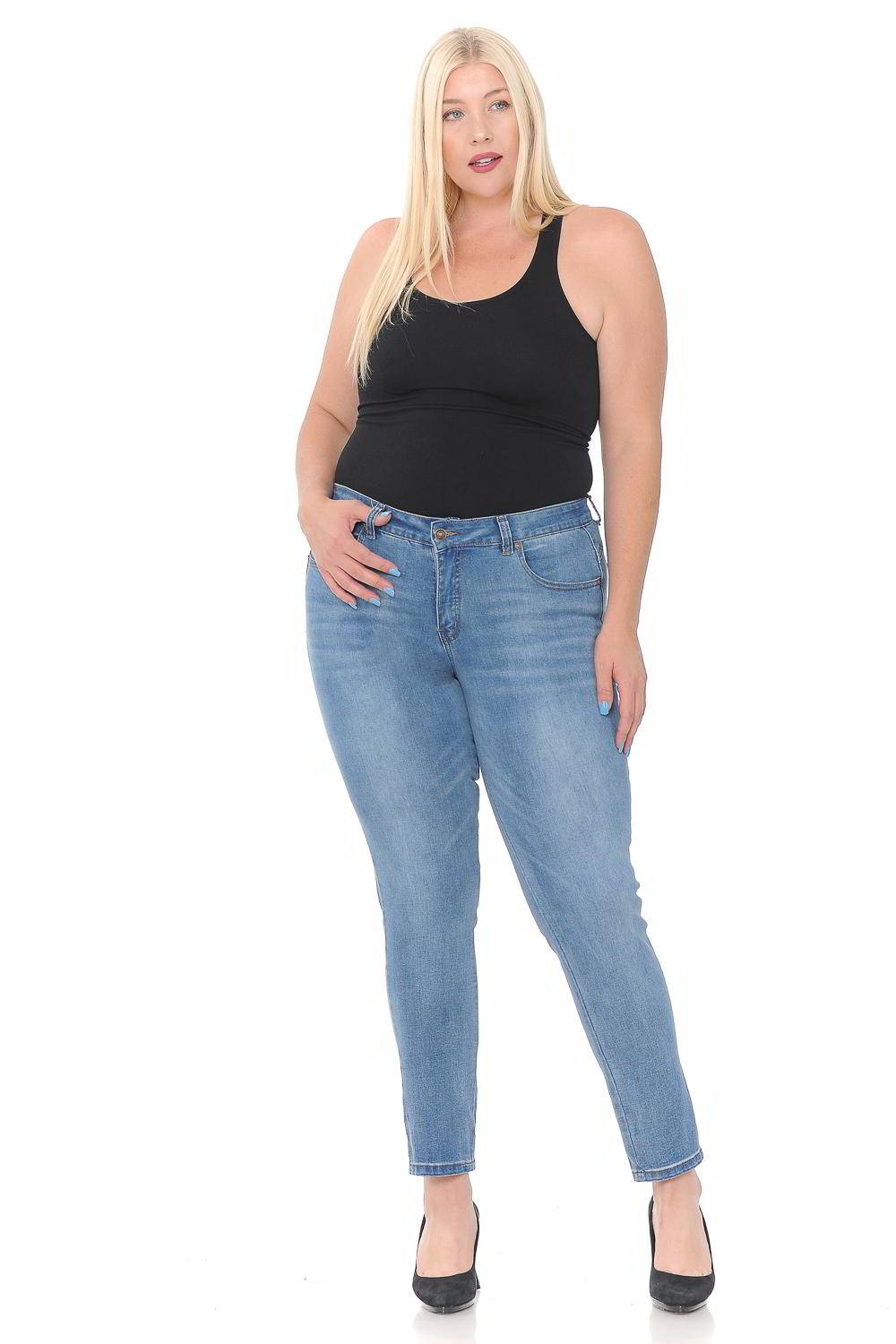 Sweet Look Premium Edition Women's Jeans · Plus Size · High Waist